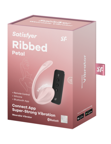 SATISFYER PÉTALOS ACANALADOS ROSE