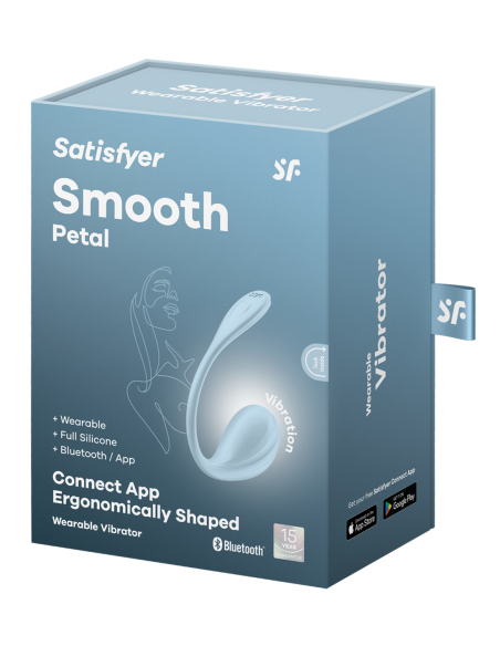 SATISFYER PÉTALO LISO AZUL CLARO
