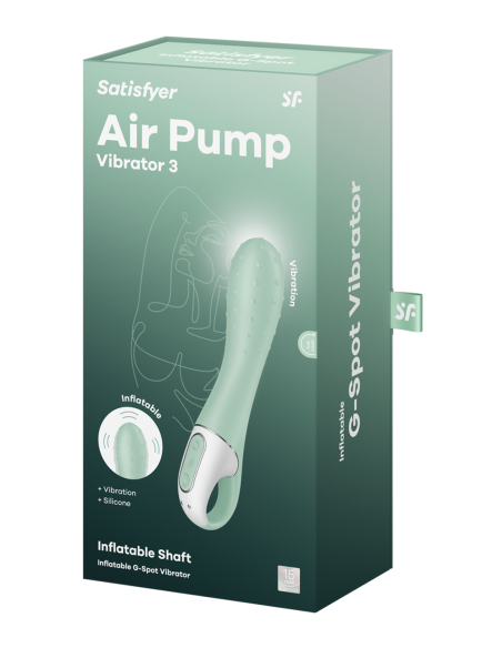 SATISFYER BOMBA DE AIRE VIBRADOR 3 MENTA