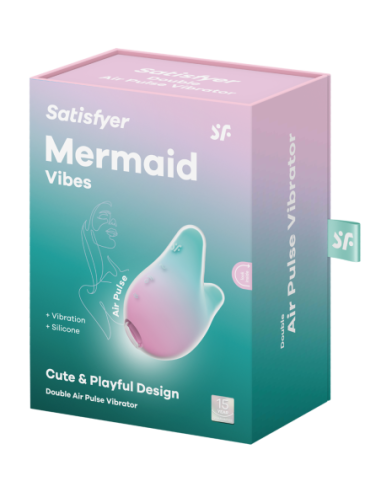 SATISFYER MERMAID VIBES MINT/PINK