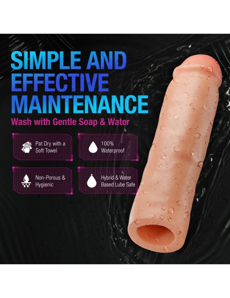 PERFORMANCE PLUS 2 INCH SILICONE PENIS XTENDER BEIGE