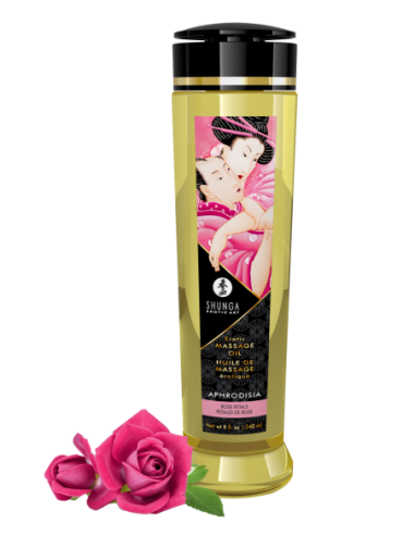 ACEITE DE MASAJE ERÓTICO ROSAS AFRODISIA 240 ML