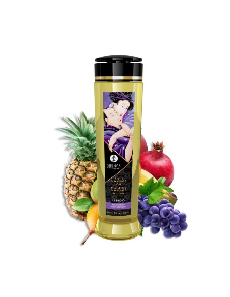 ACEITE DE MASAJE ERÓTICO LIBIDO FRUTAS EXÓTICAS 240 ML
