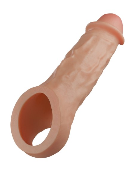 PERFORMANCE PLUS INTREPID 2 INCH SILICONE PENIS XTENDER BEIGE