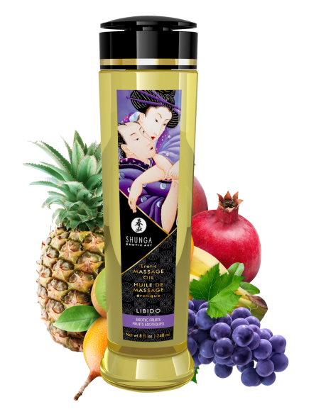 ACEITE DE MASAJE ERÓTICO LIBIDO FRUTAS EXÓTICAS 240 ML