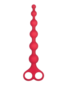 NMC 8 PULGADAS ACANALADAS DE SILICONA ANAL ROJO