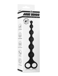 NMC 8 PULGADAS ACANALADAS DE SILICONA ANAL NEGRAS 2