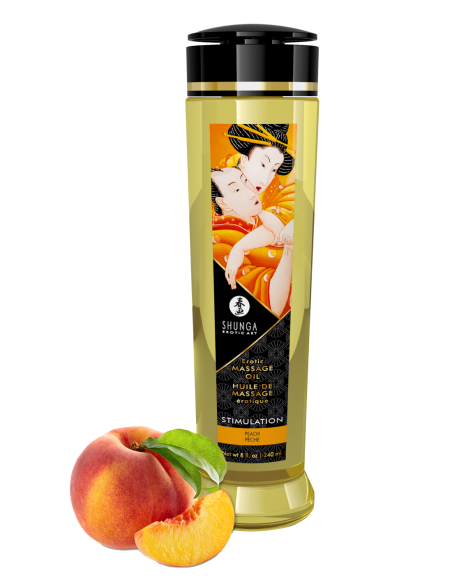 ACEITE DE MASAJE ERÓTICO ESTIMULACIÓN MELOCOTÓN 240 ML