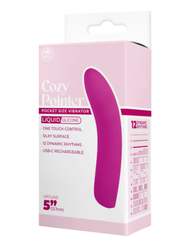 NMC 5 PULGADAS SILICONA 10 FUNCIONES VIBRADOR ROSA