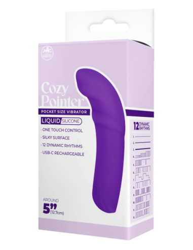 NMC 5 INCH SILICONE 10 FUNCTION VIBRATOR PURPLE
