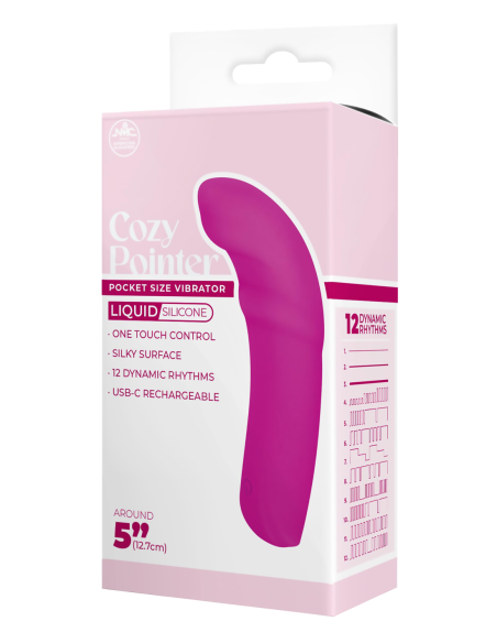 NMC 5 INCH SILICONE 10 FUNCTION VIBRATOR PINK