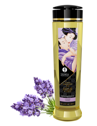 ACEITE DE MASAJE ERÓTICO SENSATION LAVANDA 240 ML