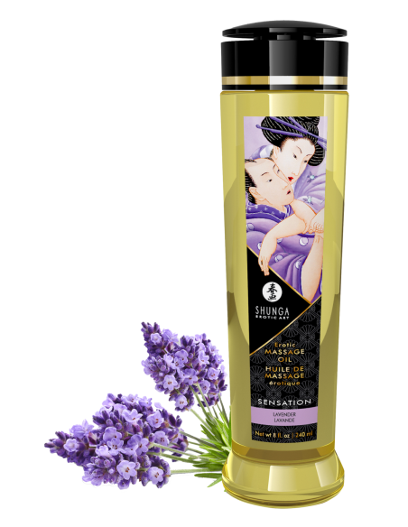 ACEITE DE MASAJE ERÓTICO SENSATION LAVANDA 240 ML