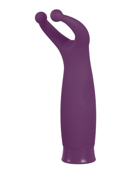 NMC 5 INCH RECHARGEABLE SILICONE 10 FUNCTIONS SPEED STIMULATOR PURPLE