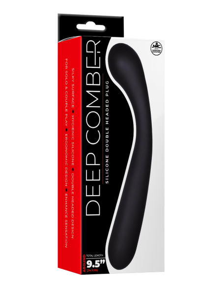 NMC 9.5 INCH SILICONE DOUBLE HEADED PLUG BLACK