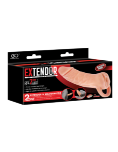 NMC DOS EN UNO EXTENSOR DE PENE DE 7 PULGADAS Y CARNE DE... 2