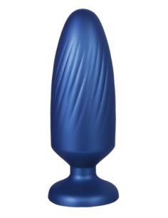 NMC TAPÓN ANAL DE SILICONA DE 5 PULGADAS AZUL METALIZADO