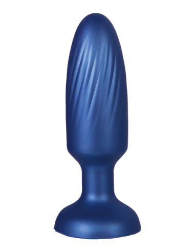 NMC 3.5 INCHSILICONE ANAL PLUG METALLIC BLUE