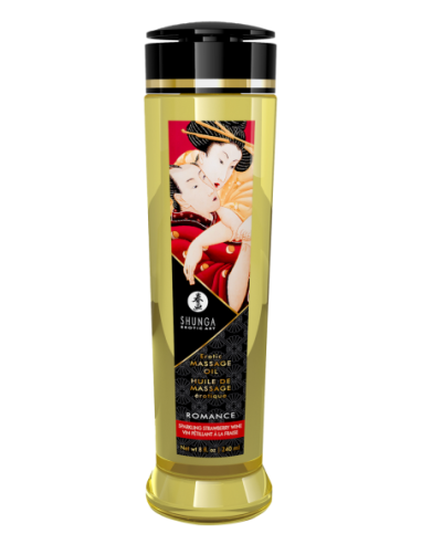 ACEITE DE MASAJE ERÓTICO ROMANCE PAJA. VINO 240ML