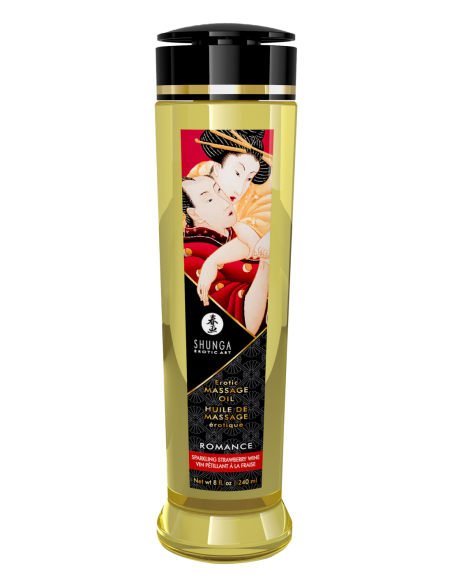 ACEITE DE MASAJE ERÓTICO ROMANCE PAJA. VINO 240ML