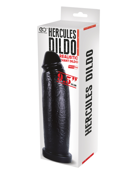 NMC 9.5 INCH PVC GIANT DILDO BLACK