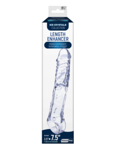 NMC 7.5 INCH PENIS EXTENDER WITH BALL STRAP CLEAR 2