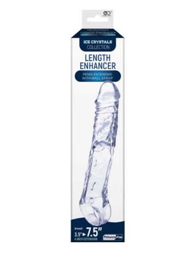 NMC 7.5 INCH PENIS EXTENDER WITH BALL STRAP CLEAR