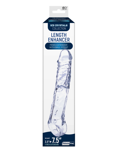 NMC 7.5 INCH PENIS EXTENDER WITH BALL STRAP CLEAR