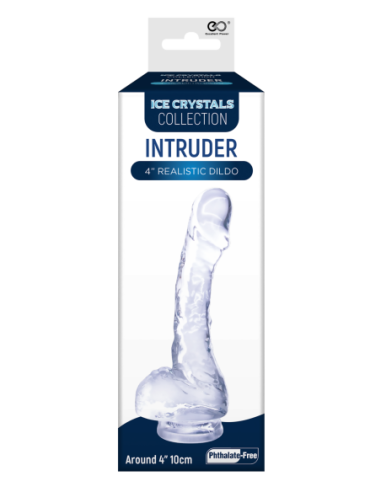 NMC 4 INCH REALISTIC DILDO WITH SUCTION CUP CLEAR