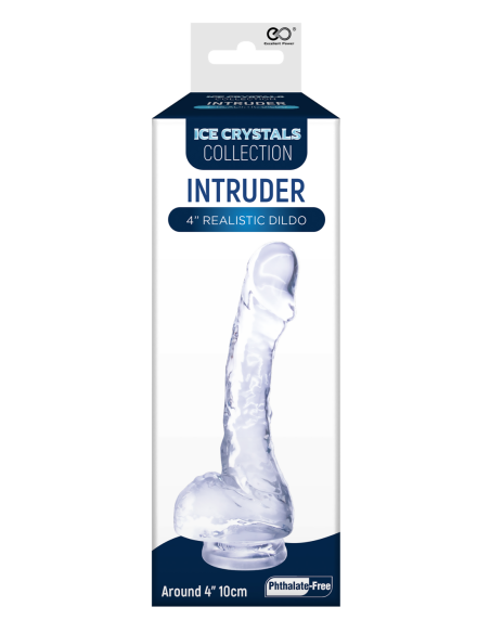 NMC 4 INCH REALISTIC DILDO WITH SUCTION CUP CLEAR