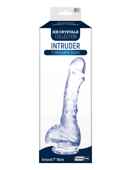 NMC 7 INCH REALISTIC DILDO WITH SUCTION CUP CLEAR