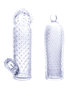 NMC 2 SEDUCTIVE TICKLER SLEEVES SET CLEAR