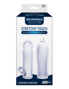 NMC 2 SEDUCTIVE TICKLER SLEEVES SET CLEAR 2