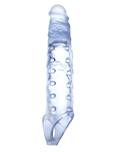 NMC 9 INCH TPE TRANSPARENT PENIS LENGTH ENHANCER WITH BALL STRAP