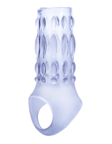 NMC 3 INCH TPE TRANSPARENT PENIS ENHANCER WITH BALL STRAP