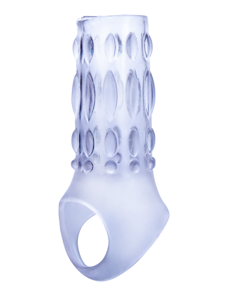 NMC 3 INCH TPE TRANSPARENT PENIS ENHANCER WITH BALL STRAP