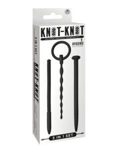 NMC 3 IN 1 SILICONE URETHRAL SOUND KIT SET BLACK 2