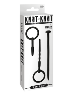 NMC SET DE KIT DE SONIDO URETRAL DE SILICONA 3 EN 1 NEGRO 2