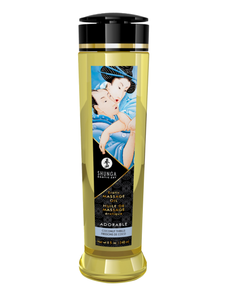 ACEITE DE MASAJE ERÓTICO ADORABLE COCO 240ML