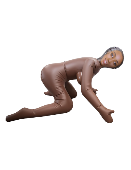 NMC MUÑECA HINCHABLE DE PVC CON POSE DE PERRITO