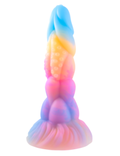 NMC 8 INCH SILICONE MONSTER DILDO GLOW IN THE DARK