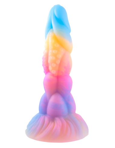 NMC 8 INCH SILICONE MONSTER DILDO GLOW IN THE DARK