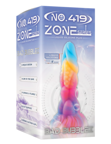 NMC 8 INCH SILICONE MONSTER DILDO GLOW IN THE DARK