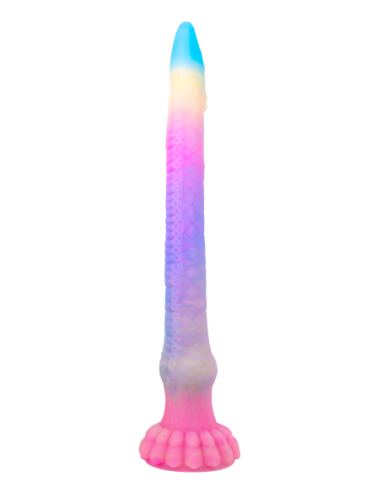 NMC 17.5 INCH SILICONE MONSTER DILDO GLOW IN THE DARK