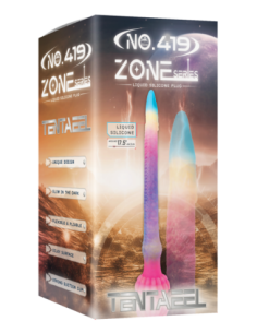 NMC 17.5 INCH SILICONE MONSTER DILDO GLOW IN THE DARK 2