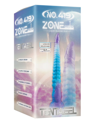 NMC 12 INCH SILICONE MONSTER DILDO GLOW IN THE...