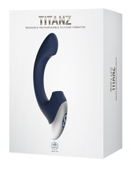 NMC VIBRADOR RECARGABLE DE SILICONA AZUL