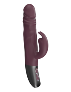 NMC SILICONE RECHARGEABLE VIBRATOR RUBINE RED