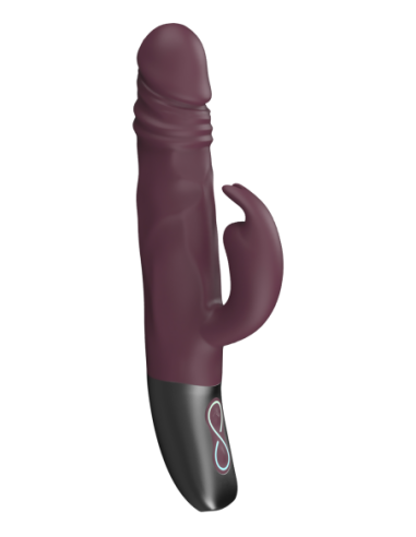 NMC VIBRADOR RECARGABLE DE SILICONA ROJO RUBINA