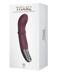 NMC 7 INCH SILICONE RECHARGEABLE VIBRATOR RUBINE RED 2